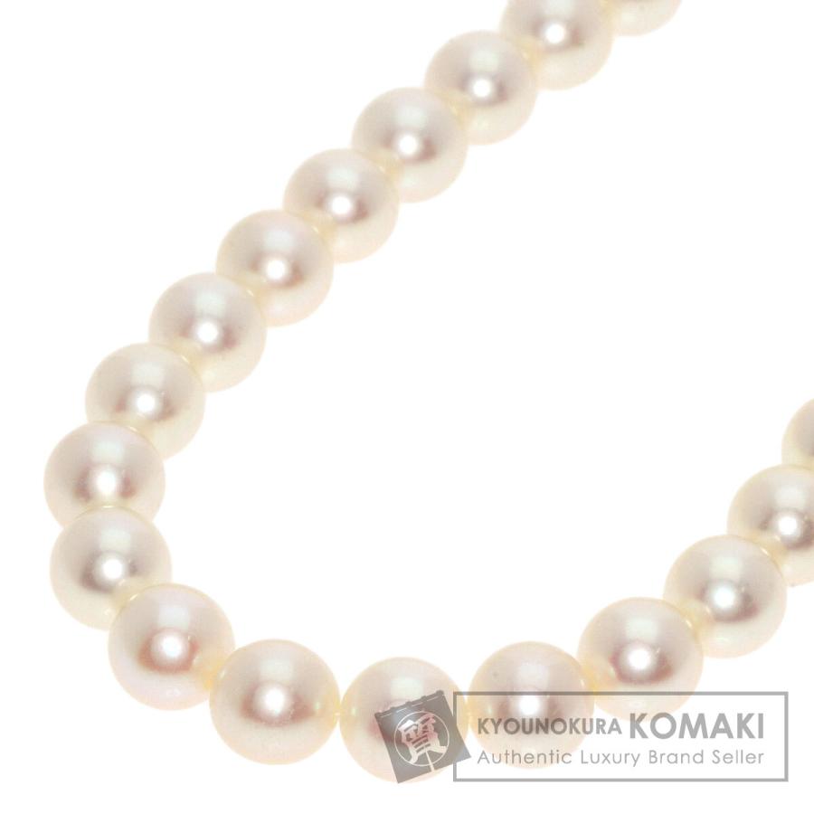 MIKIMOTO ミキモト パール 真珠 ネックレス K14ホワイトゴールド  