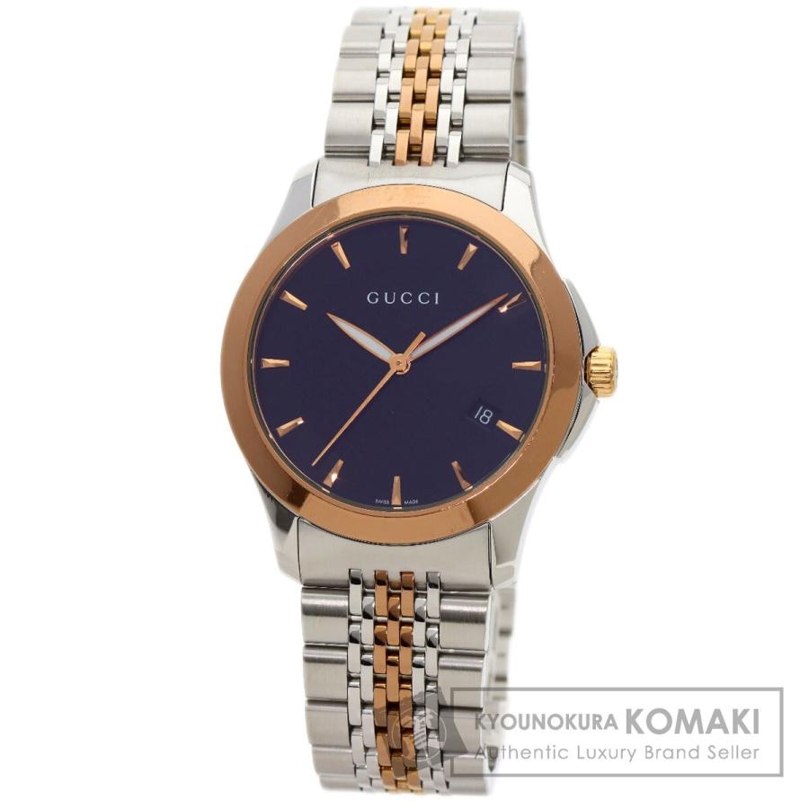 GUCCI グッチ 126.4 Gタイムレス 腕時計 ステンレススチール PGP  