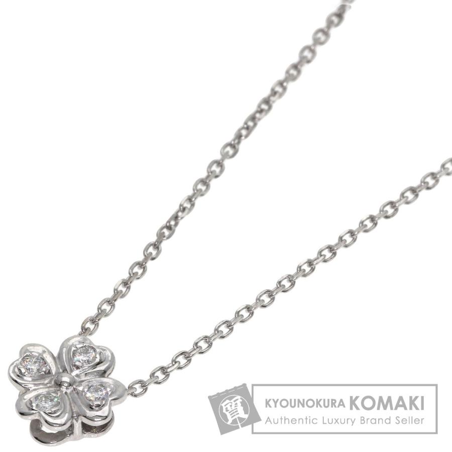 MIKIMOTO（ミキモト） クローバー ダイヤモンド ネックレス K18