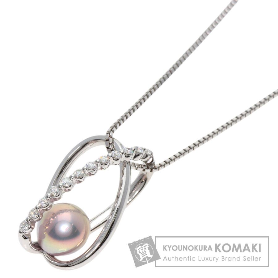 TASAKI タサキ パール 真珠 ダイヤモンド ネックレス K18ホワイト  