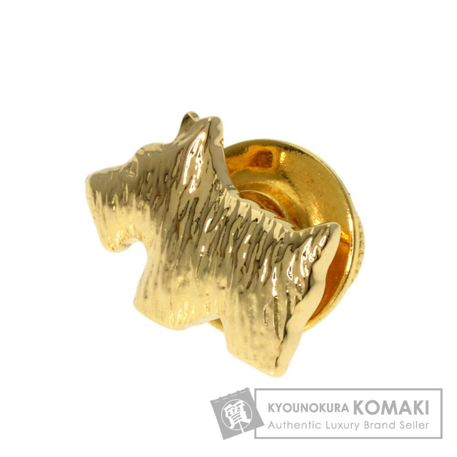 MIKIMOTO ミキモト ドッグモチーフ タイタック タイピン K18イエロー  