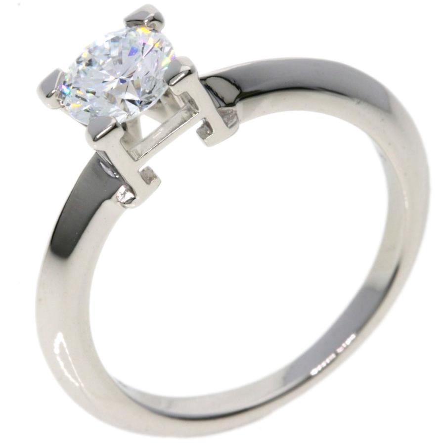 HARRY WINSTON ハリーウィンストン HWロゴ ダイヤモンド リング