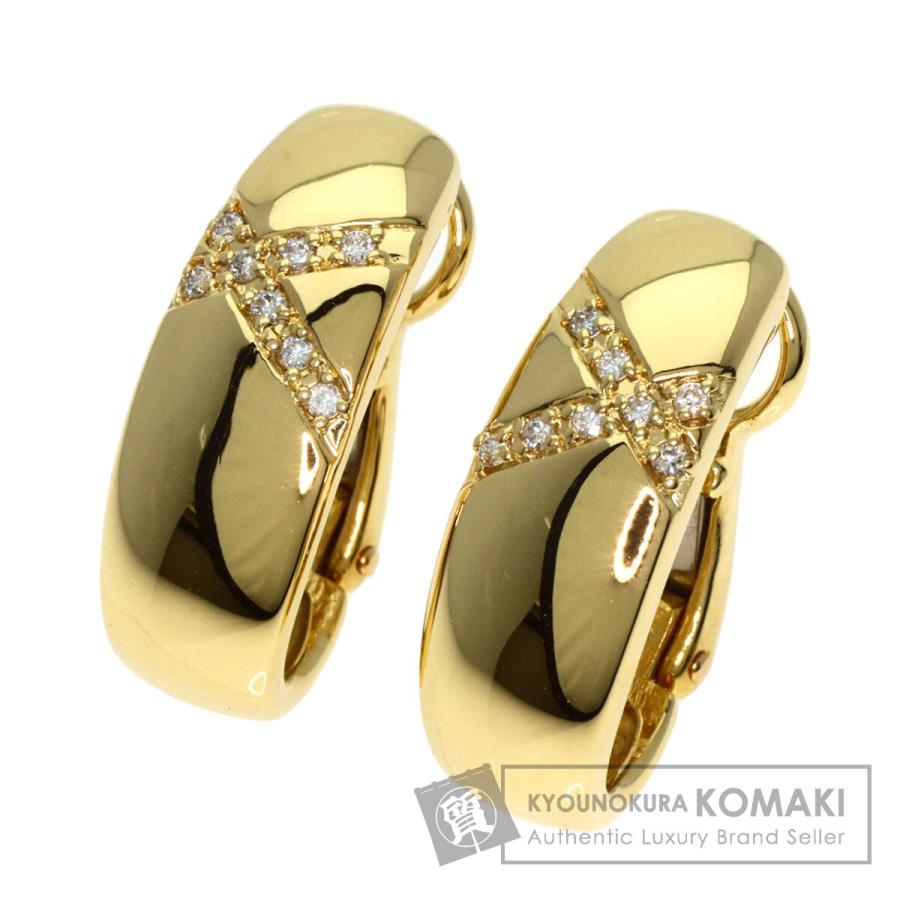 TASAKI タサキ ダイヤモンド イヤリング K18イエローゴールド 