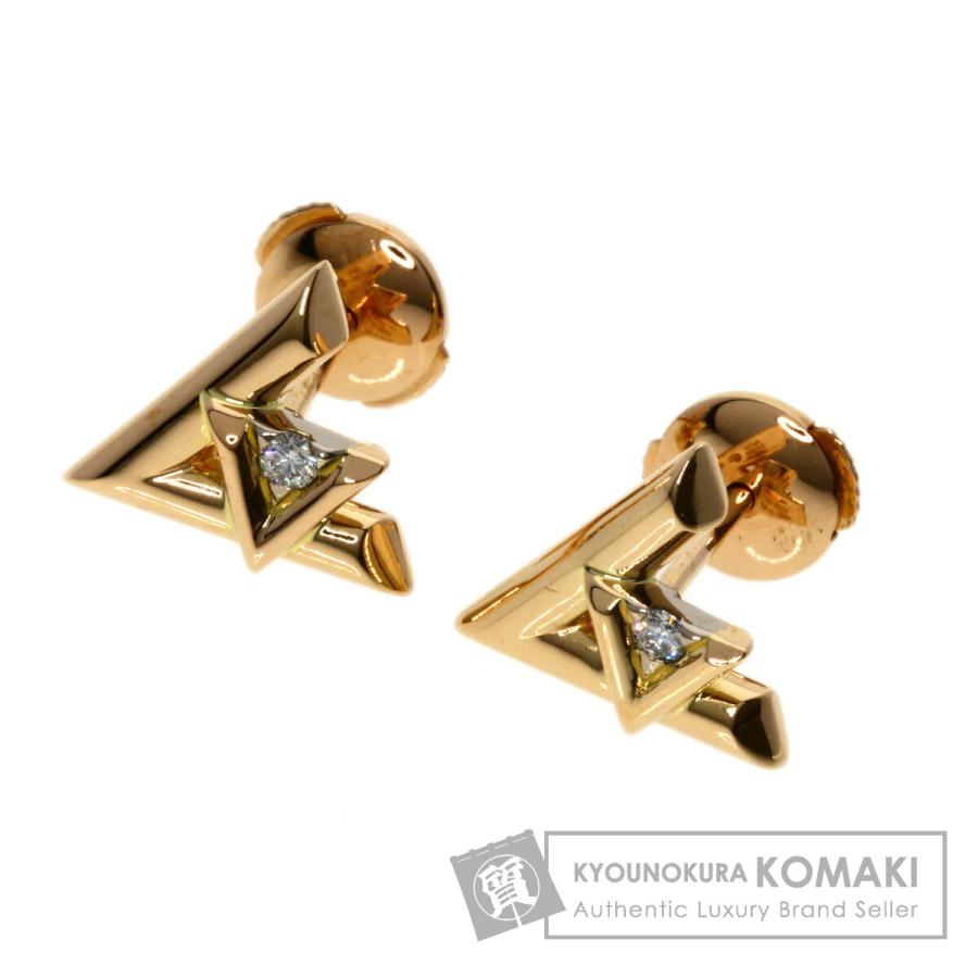 ルイヴィトン LVヴォルトワン ダイヤ 片耳 ピアス