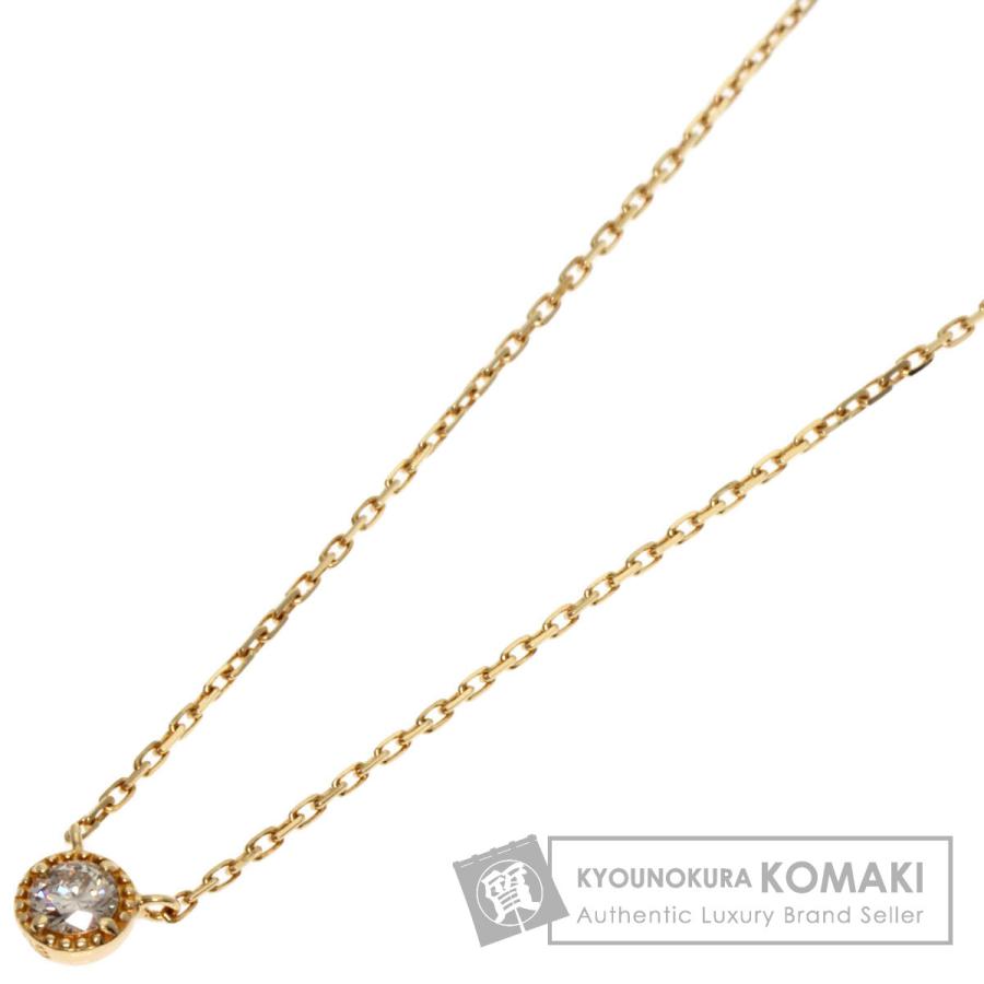 agete アガット 1P ダイヤモンド ネックレス K18イエロー agete アガット 1P ダイヤモンド ネックレス K18イエロー
