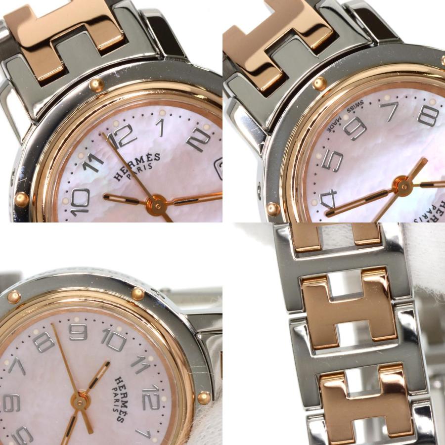 HERMES エルメス CL4.221 クリッパー ナクレ 新バックル 腕時計 HERMES エルメス CL4.221 クリッパー ナクレ 新バックル 腕時計