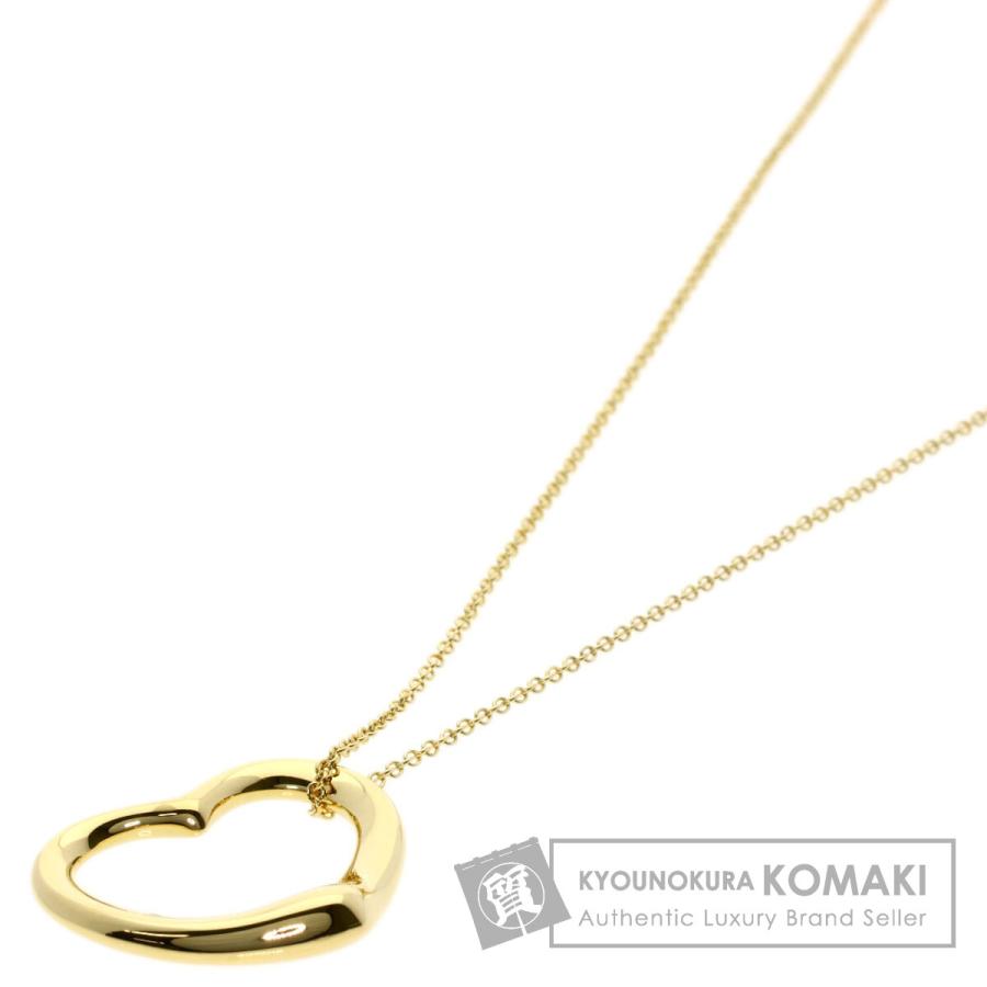 正規店購入】ティファニー K18ゴールド オープンハートネックレス美品