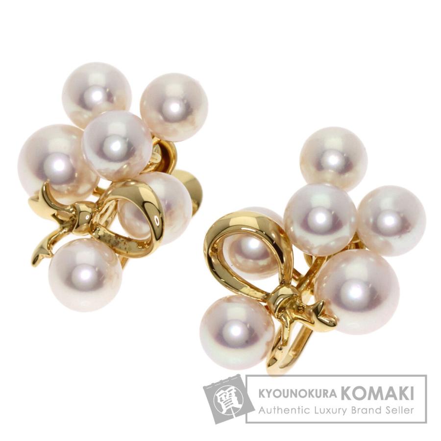 MIKIMOTO（ミキモト） パール 真珠 イヤリング K18イエローゴールド