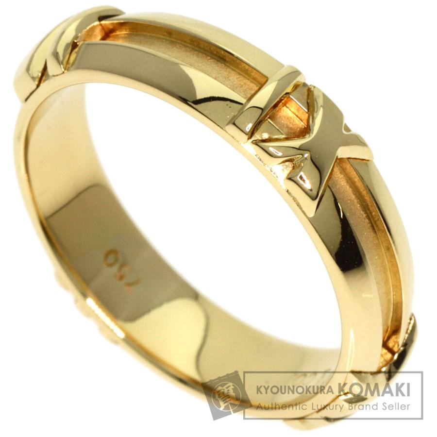 TIFFANY&Co. ティファニー アトラス リング・指輪 K18イエローゴールド