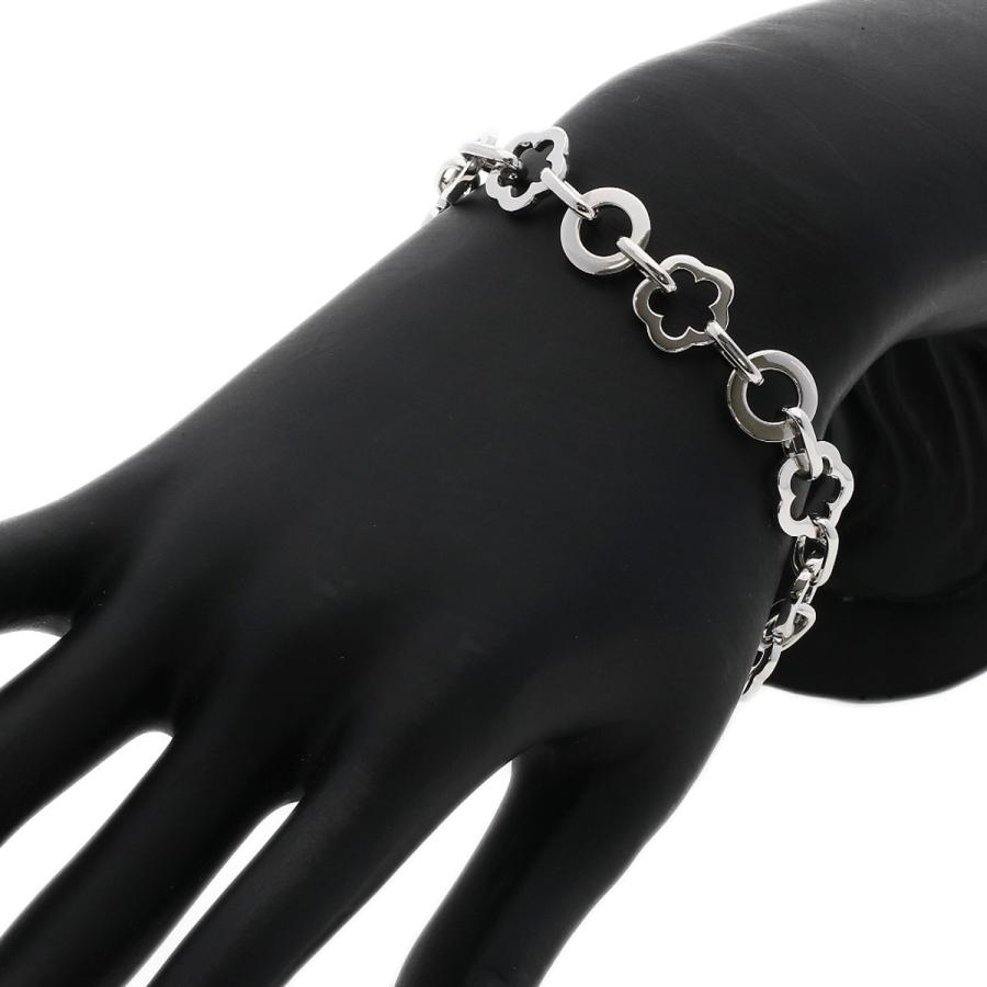 CHANEL シャネル カメリア ブレスレット K18ホワイトゴールド 