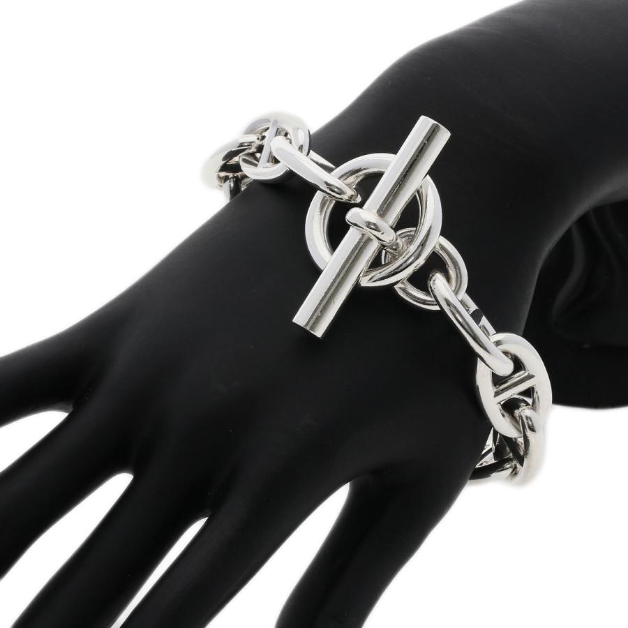 HERMES エルメス シェーヌダンクル GM ブレスレット シルバー  