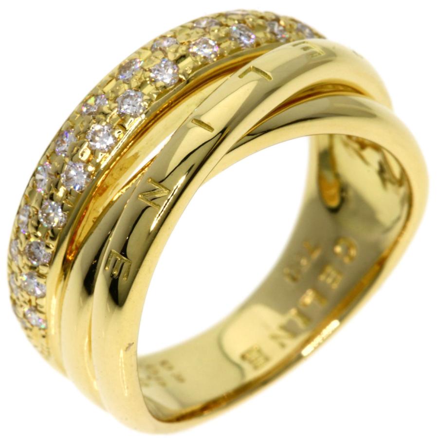 エナソルーナ　K18ゴールド カラーストーンリング　9号 エナソルーナK18ゴールド カラーストーンリング9号