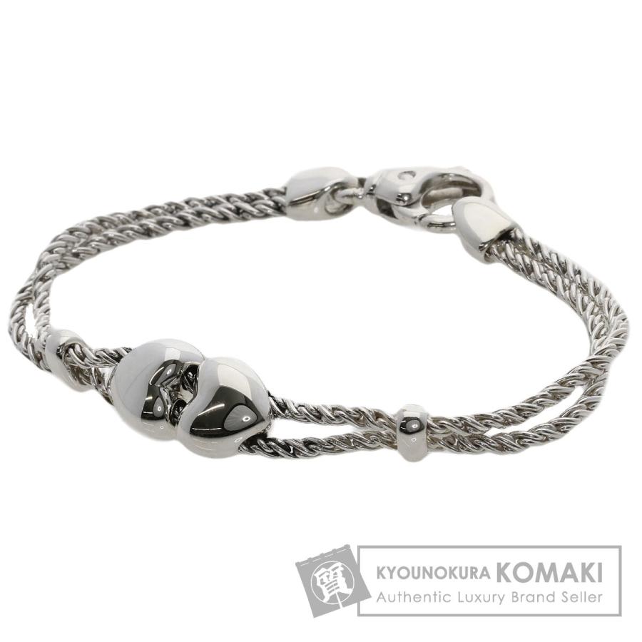 ティファニー　ダブルハート　ロープ　ブレスレット　925 楽天市場】ティファニー ダブルハート ロープチェーン シルバー925 K18