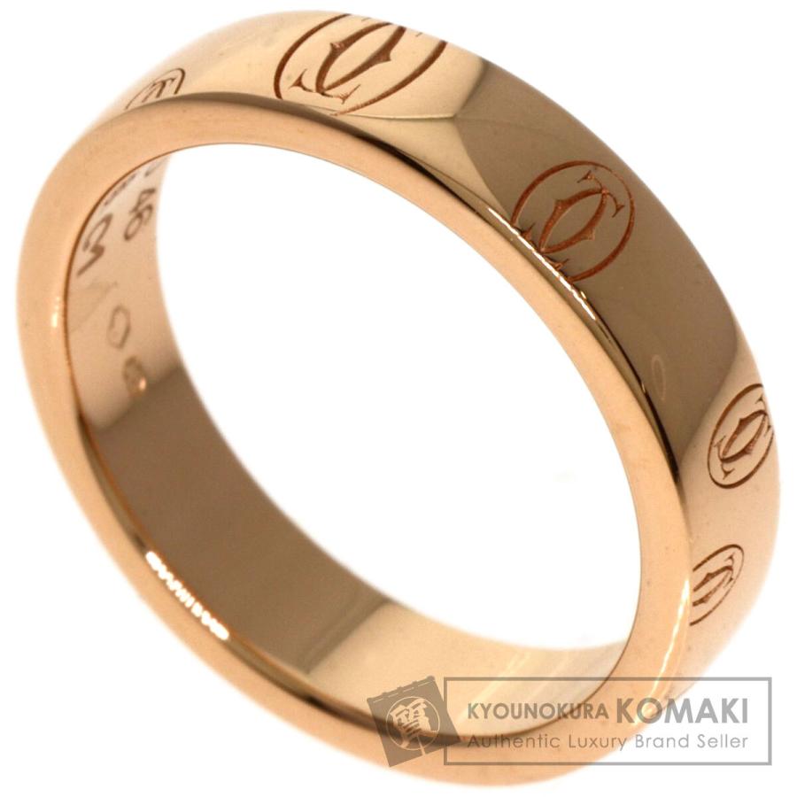 カルティエ　Cartier ハッピーバースデー ラージ　リング　ピンクゴールド Cartier（カルティエ） 【中古】CARTIER ハッピーバースデー リング