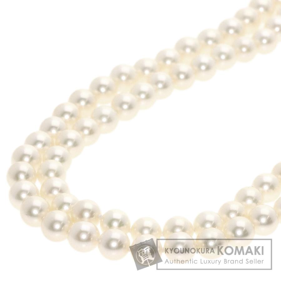 K14 14K パール　真珠　ネックレス MIKIMOTO（ミキモト） ロングパール 真珠 ネックレス K14ホワイト