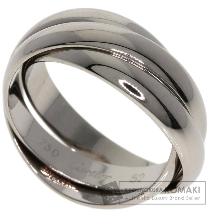 カルティエ　トリニティリング　52 K18ホワイトゴールド Cartier（カルティエ） トリニティ #52 リング・指輪 K18ホワイト