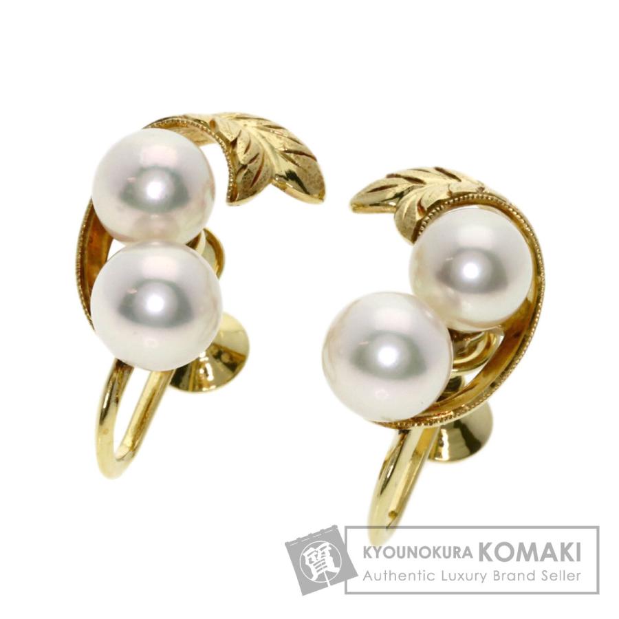 MIKIMOTO（ミキモト） パール 真珠 イヤリング K14イエローゴールド
