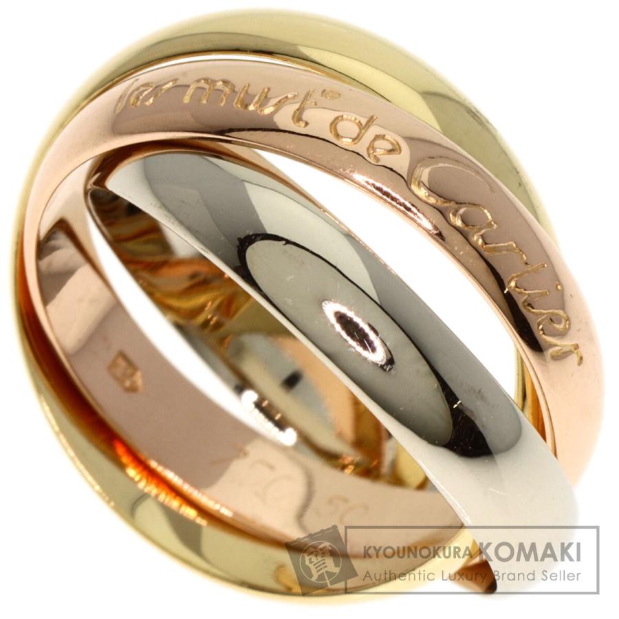 Cartier CARTIER カルティエ トリニティ #50 リング・指輪 K18イエロー  