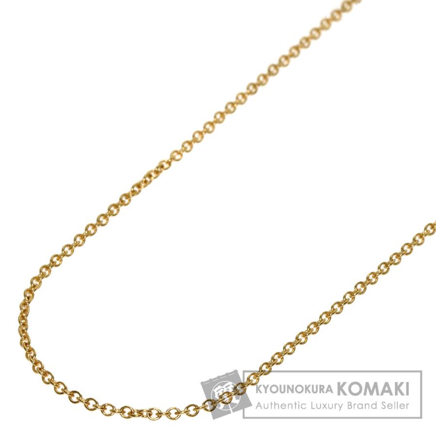 未使用品 Tiffany&Co. ティファニー K18 チェーンネックレス TIFFANY&Co.（ティファニー） チェーンネックレス 18インチ 46cm