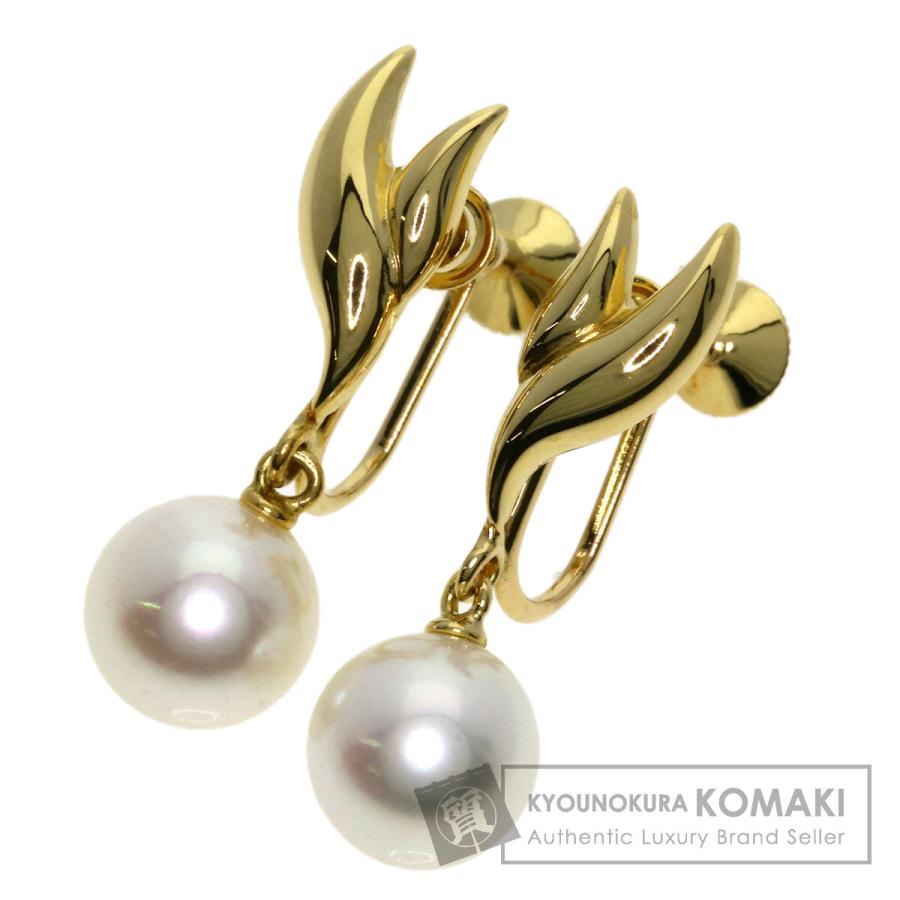 MIKIMOTO（ミキモト） パール 真珠 イヤリング K18イエローゴールド