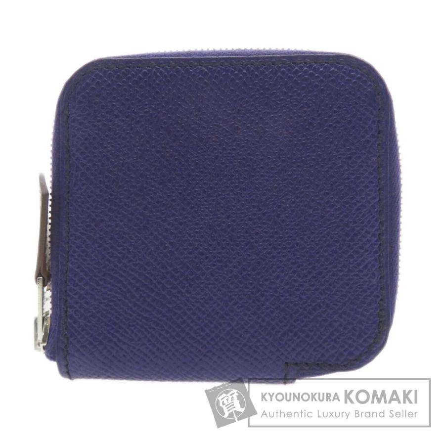 エルメス HERMES  アザップシルクイン コンパクト シルバー金具  ケース エプソン 中古 HERMES（エルメス） アザップシルクイン ミニ コンパクト シルバー金具