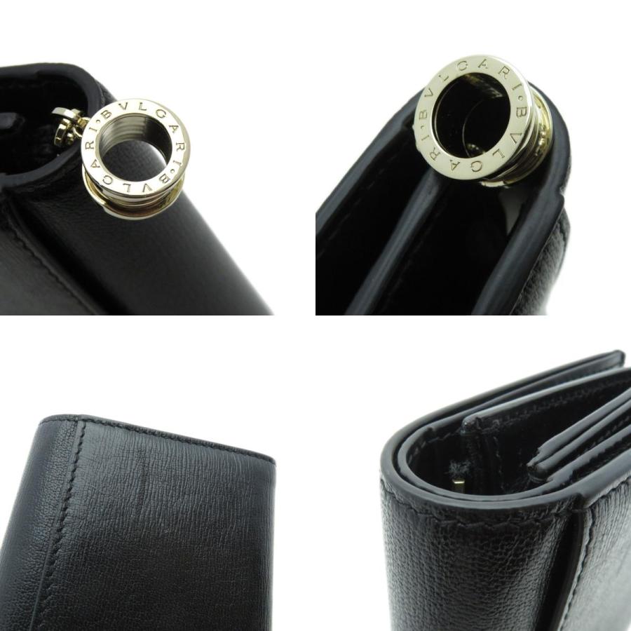 BVLGARI ブルガリ ロゴ ビーゼロワンモチーフ 三つ折り 二つ折り BVLGARI ブルガリ ロゴ ビーゼロワンモチーフ 三つ折り 二つ折り
