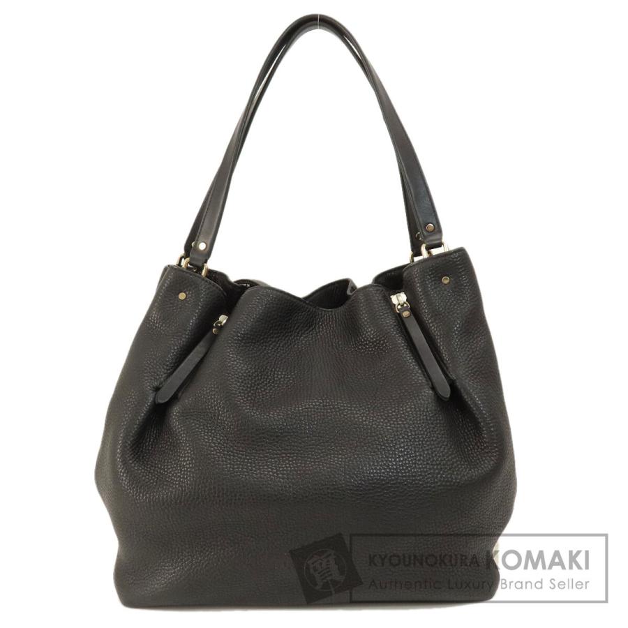 BURBERRY バーバリー ロゴ トートバッグ レザー レディース 中古  