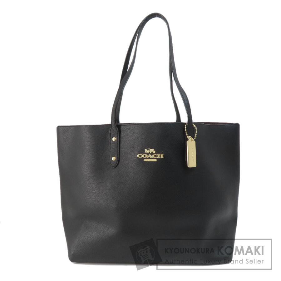 COACH コーチ F72673 ロゴ トートバッグ レザー レディース 中古  