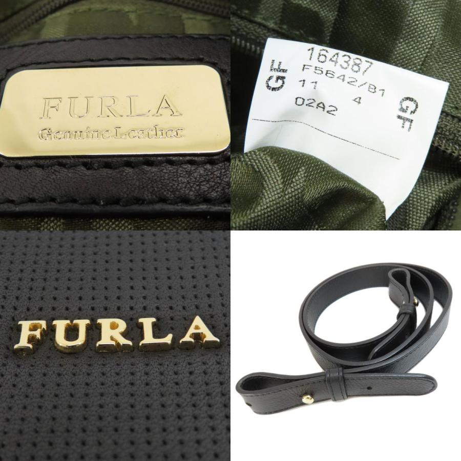 Furla フルラ ロゴ 2WAY ハンドバッグ レザー レディース 中古｜kyounokura｜06