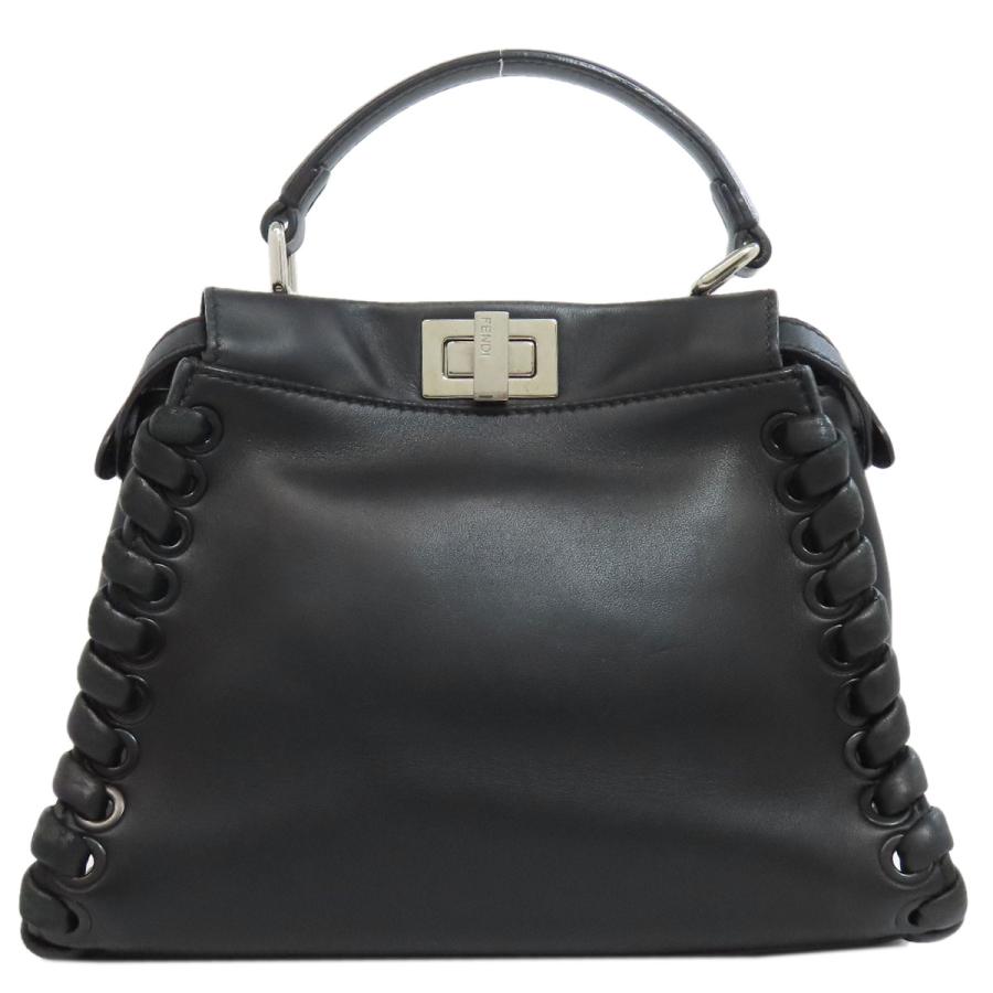 FENDI フェンディ ピーカブーミニ 2WAY ハンドバッグ レザー FENDI フェンディ ピーカブーミニ 2WAY ハンドバッグ レザー
