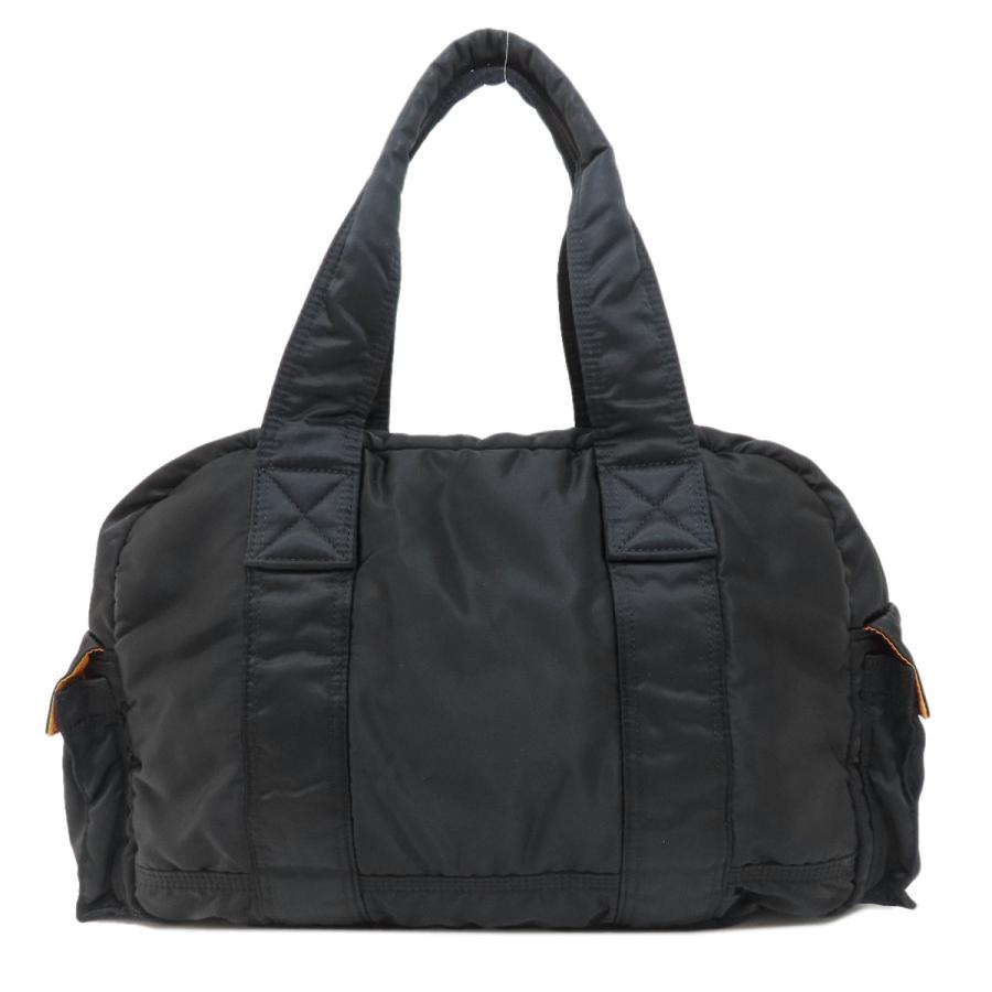 【美品】PORTER トートバッグ　ランチバッグ　ナイロン　黒　白ロゴ PORTER ポーター ロゴ トートバッグ ナイロン素材 レディース