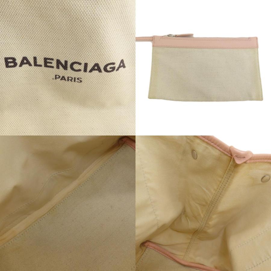 BALENCIAGA バレンシアガ ネイビーカバス トートバッグ キャンバス レディース 中古｜kyounokura｜05