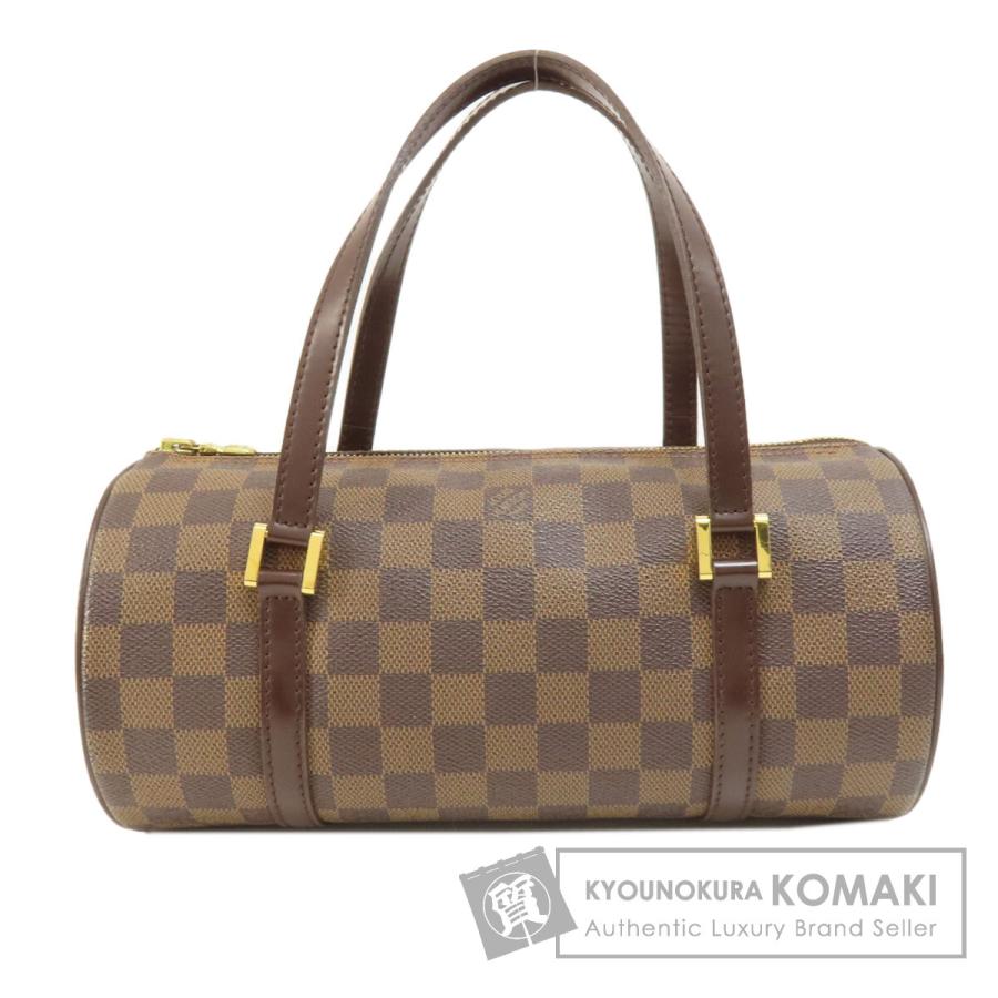 ルイヴィトン LOUIS VUITTON N51304  パピヨン26 ダミエ エベヌ  ハンドバッグ ダミエキャンバス 中古 LOUIS VUITTON（ルイ・ヴィトン） N51304 パピヨン26 ダミエ エベヌ