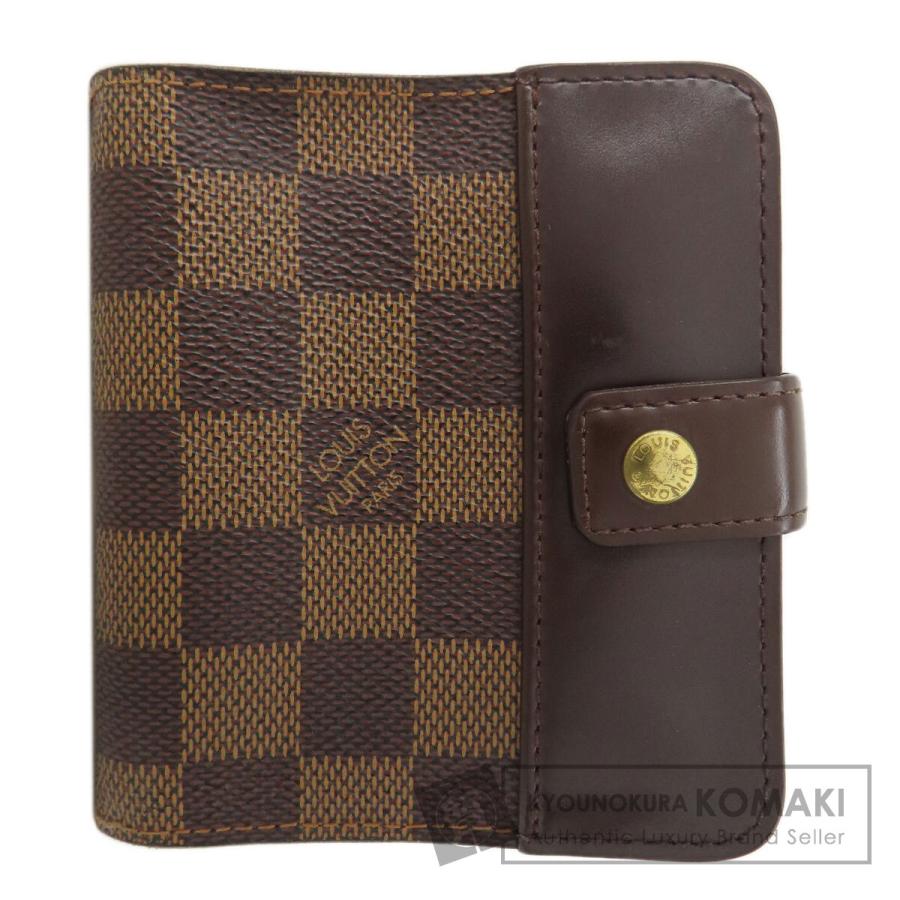 ルイヴィトン LOUIS VUITTON M61668  コンパクト・ジップ  二つ折り財布（小銭入れあり） 中古 LOUIS VUITTON（ルイ・ヴィトン） M61668 コンパクト・ジップ 二つ折り