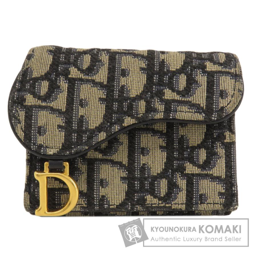 CHRISTIAN DIOR クリスチャンディオール サドル ミニウォレット CHRISTIAN DIOR クリスチャンディオール サドル ミニウォレット