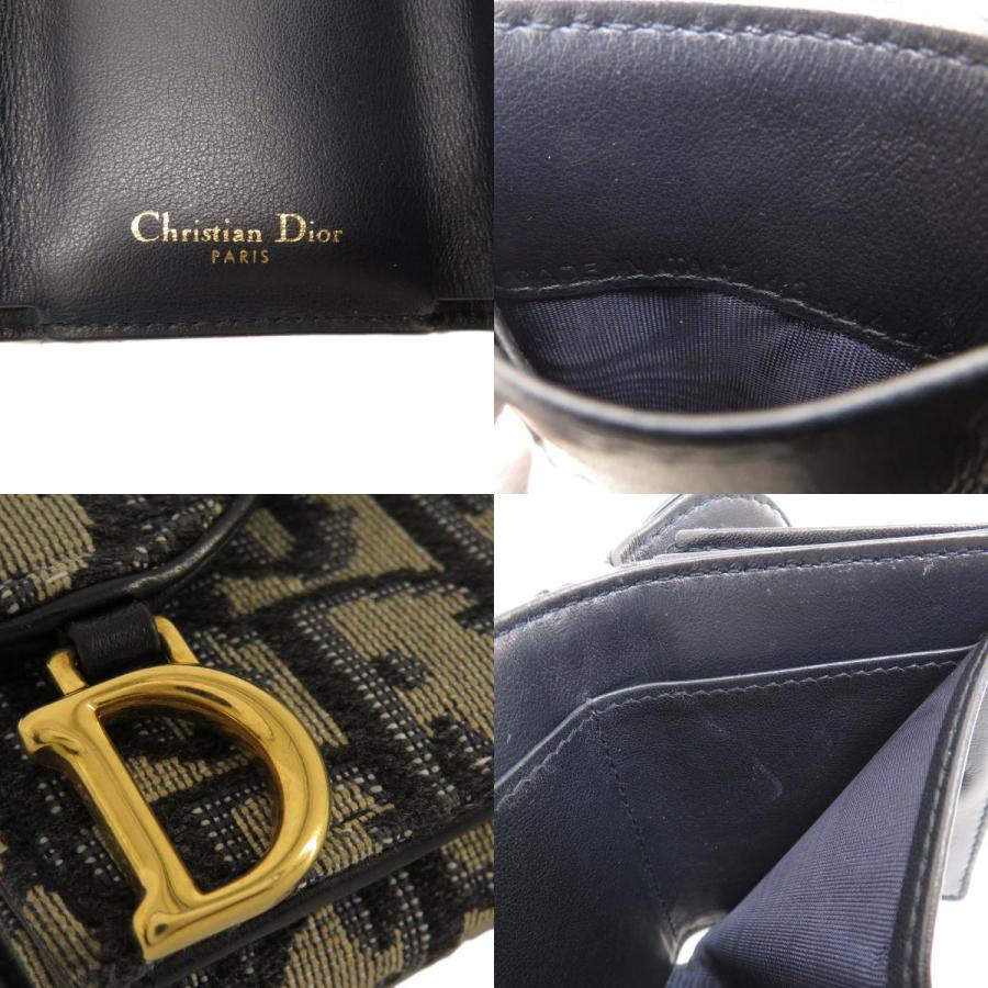 CHRISTIAN DIOR クリスチャンディオール サドル ミニウォレット CHRISTIAN DIOR クリスチャンディオール サドル ミニウォレット