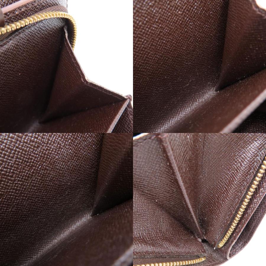 LOUIS VUITTON ルイヴィトン M61668 コンパクト・ジップ ダミエ エベヌ