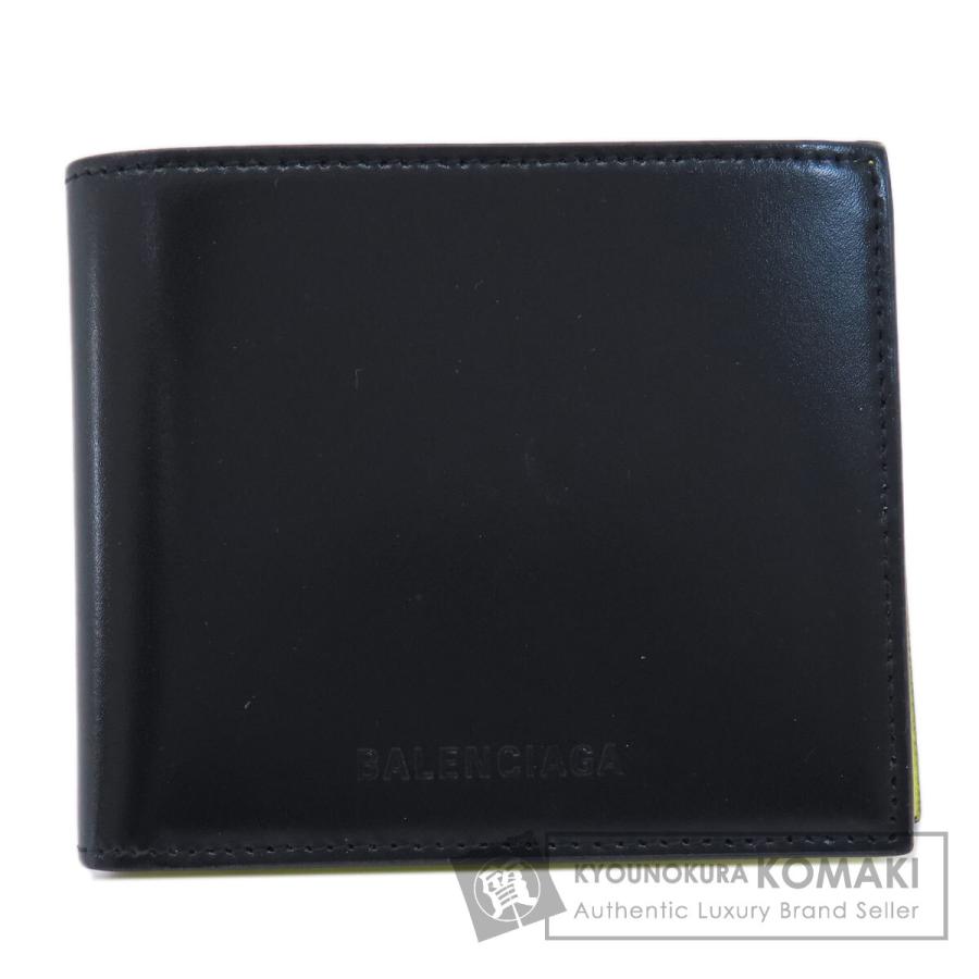 BALENCIAGA バレンシアガ 664038 ロゴ 二つ折り財布（小銭入れあり 
