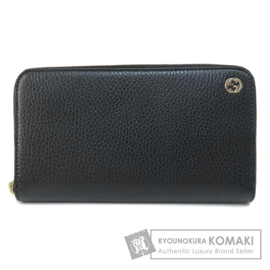 GUCCI グッチ 509644 インターロッキングG 長財布（小銭入れあり） レザー レディース [中古] GUCCI（グッチ） 509644 インターロッキングG 長財布（小銭入れあり