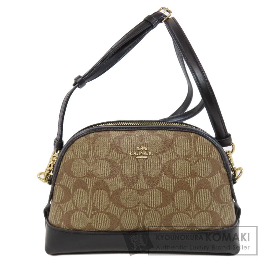 コーチ COACH F76674  シグネチャー ロングショルダー  ショルダーバッグ PVC レディース  中古 COACH（コーチ） F76674 シグネチャー ショルダーバッグ PVC
