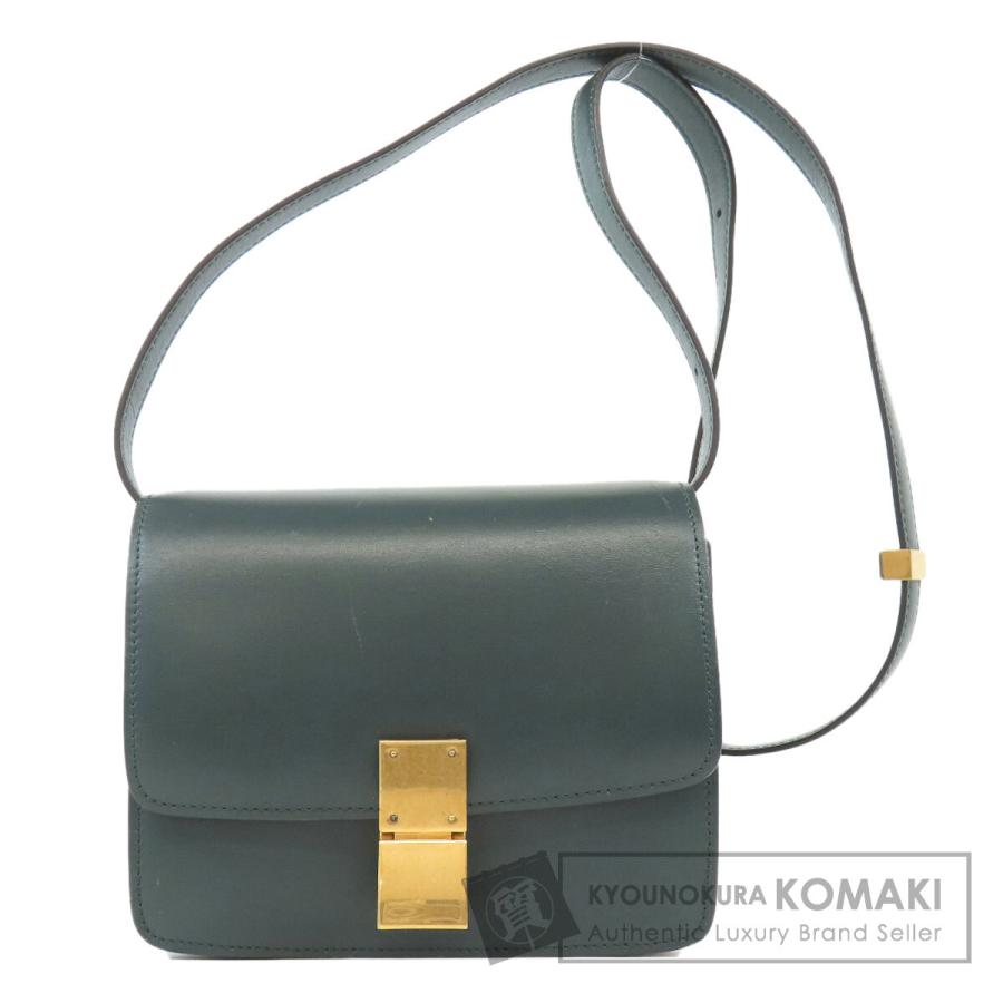 CELINE セリーヌ クラシックボックス ショルダーバッグ レザー CELINE セリーヌ クラシックボックス ショルダーバッグ レザー