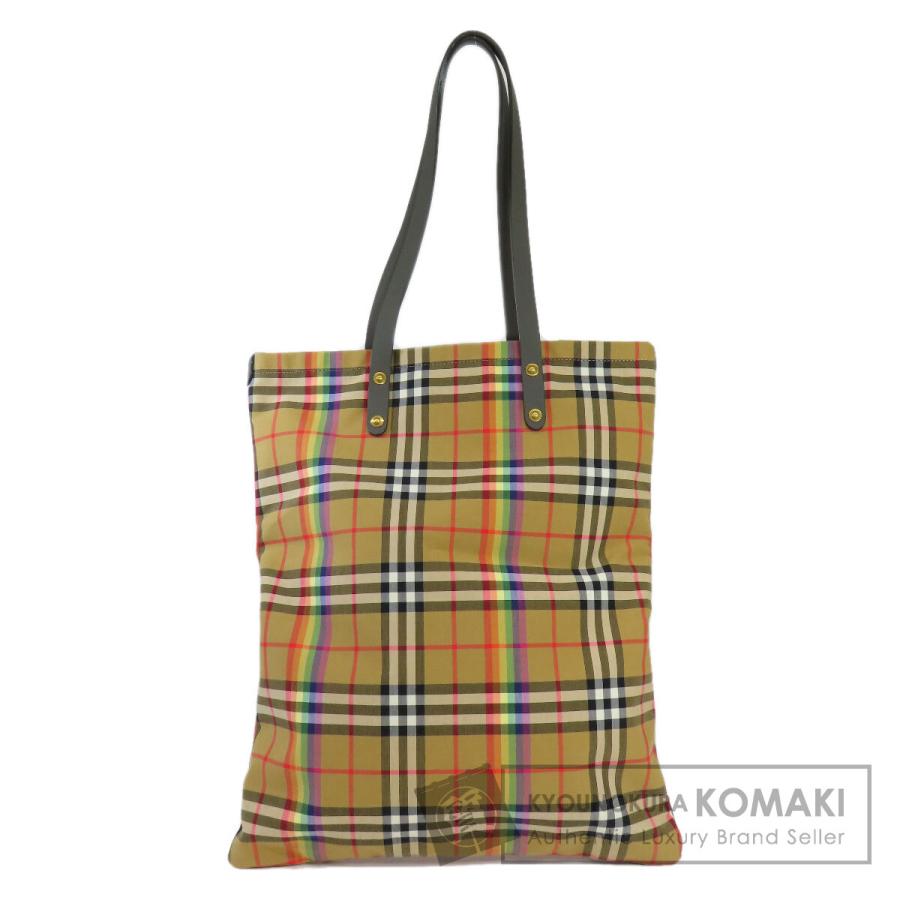 BURBERRY バーバリー ノバチェック トートバッグ ナイロン素材 