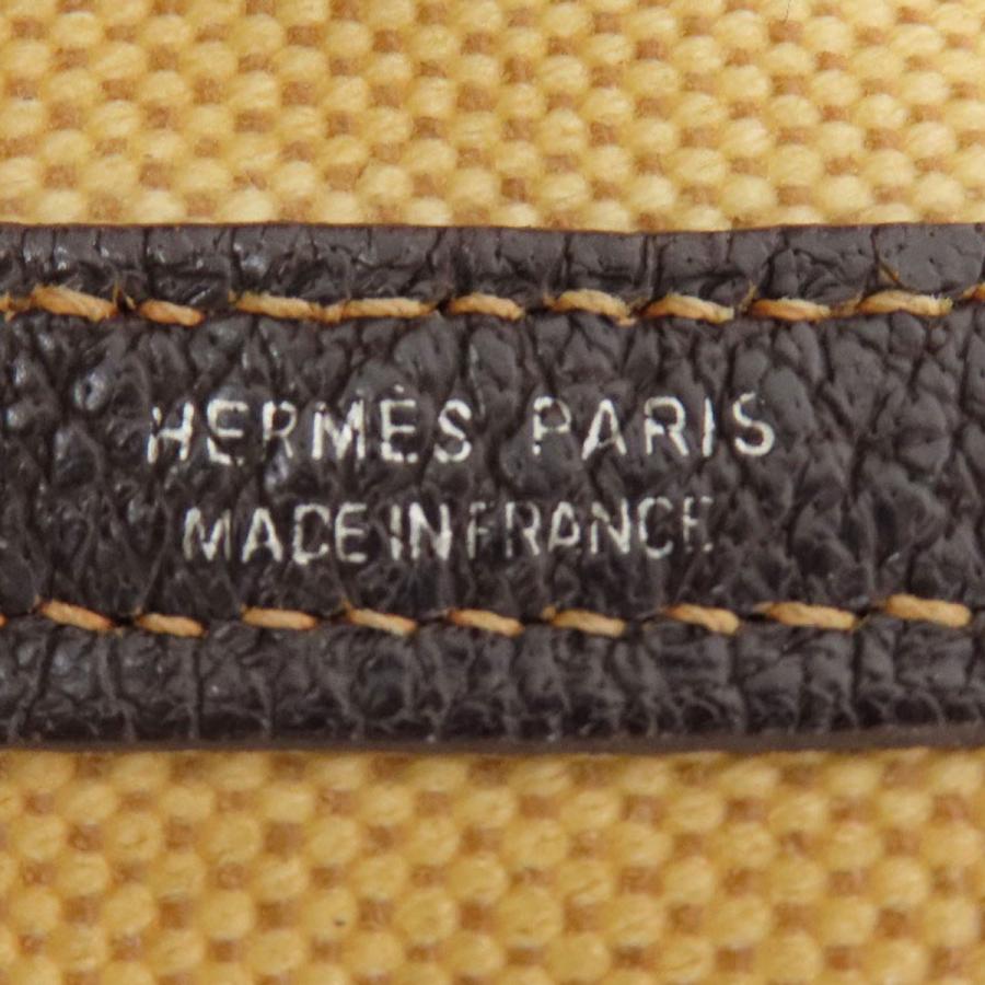HERMES エルメス ガーデンパーティPM マロン シルバー金具