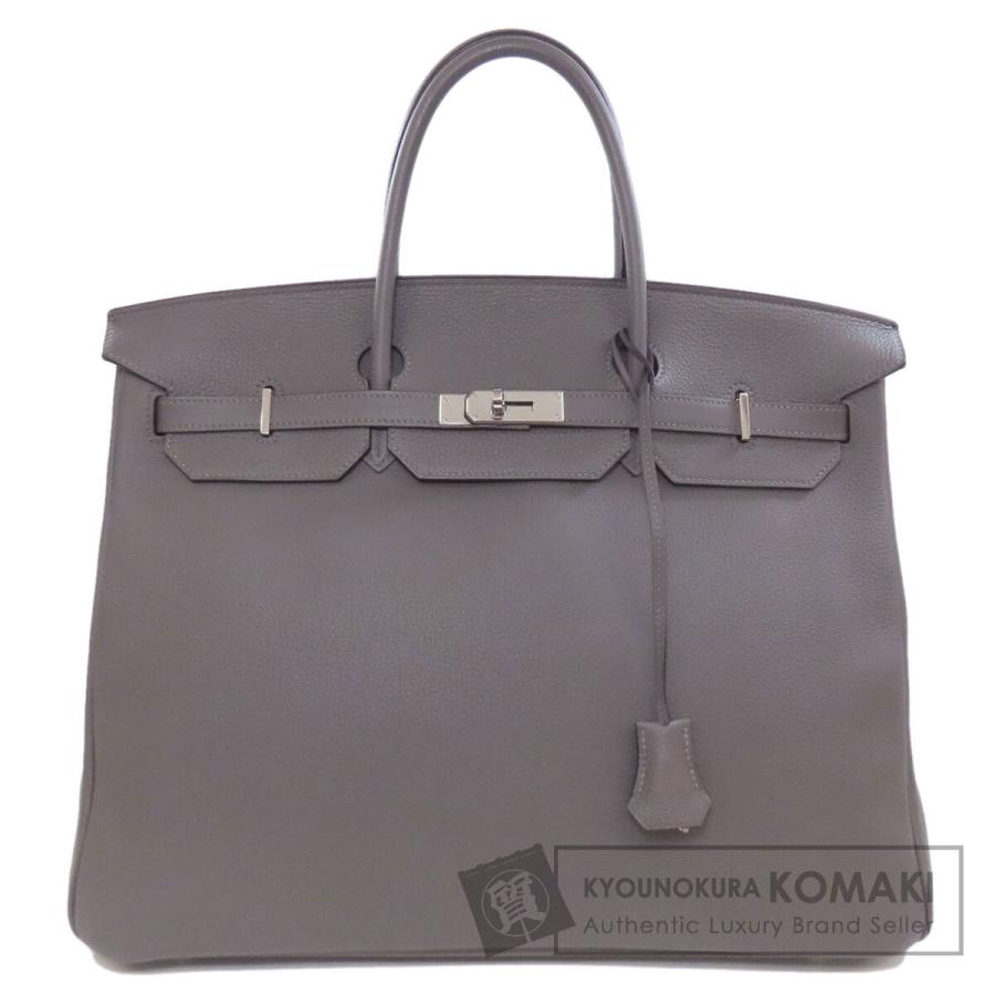 エルメス HERMES  バーキン40 グリメイセー シルバー金具  ハンドバッグ トゴ レディース  中古 HERMES（エルメス） バーキン40 グリメイセー シルバー金具
