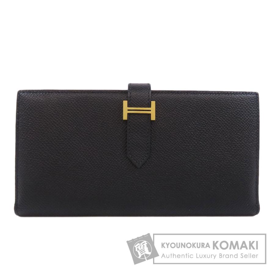 HERMES エルメス ベアンスフレ ゴールド金具 長財布（小銭入れあり  