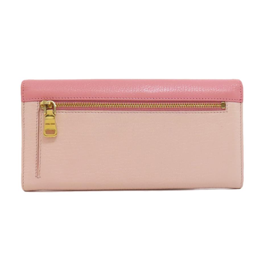 miu MIUMIU ミュウミュウ ロゴ リボン 長財布(小銭入れあり miu MIUMIU ミュウミュウ ロゴ リボン 長財布(小銭入れあり