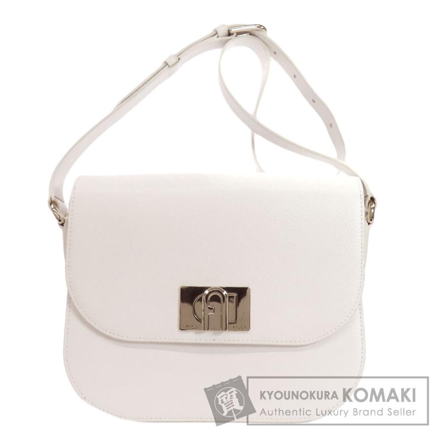 Furla フルラ アーチロゴ ショルダーバッグ レザー レディース [中古] FURLA（フルラ） アーチロゴ ショルダーバッグ レザー レディース 中古