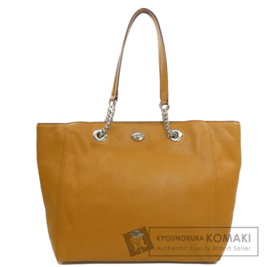 COACH コーチ 56830 ロゴ トートバッグ レザー レディース 中古  