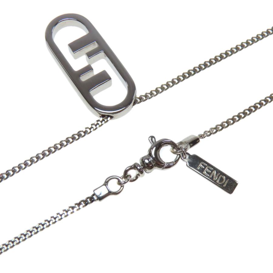 FENDI フェンディ オートロック ネックレス 金属製 レディース FENDI フェンディ オートロック ネックレス 金属製 レディース