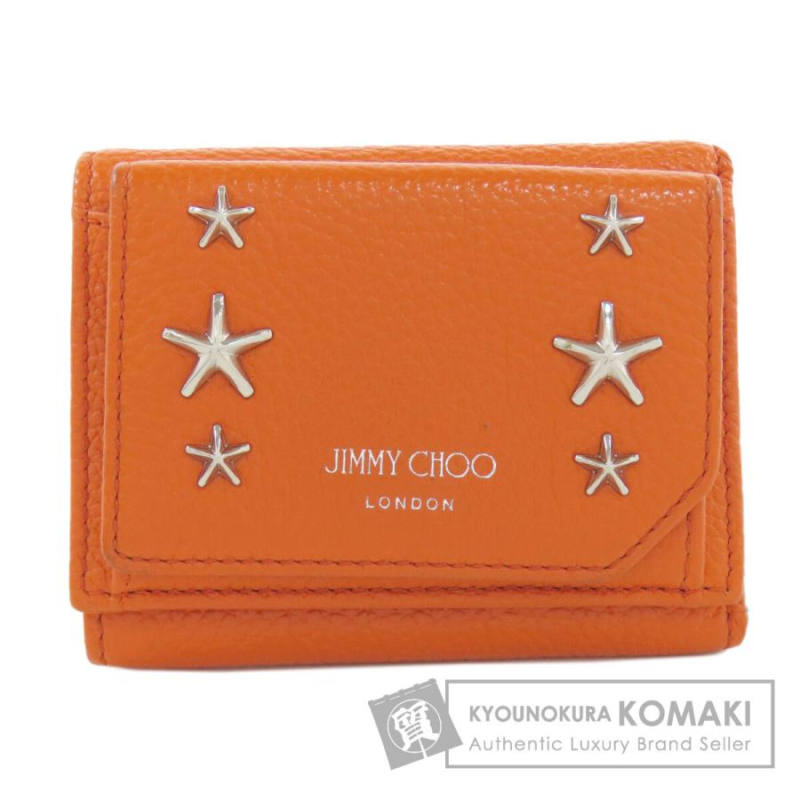 Jimmy Choo ジミーチュウ スターモチーフ 二つ折り財布（小銭入れあり  